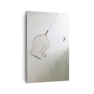 Canvastavla - Bild på duk - I sitt esse - 80x120 cm