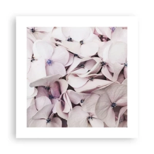 Affisch - I en flod av blommor - 40x40 cm