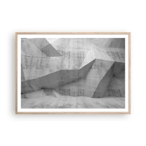 Affisch i ram av ljusek - En riktig utmaning - 100x70 cm