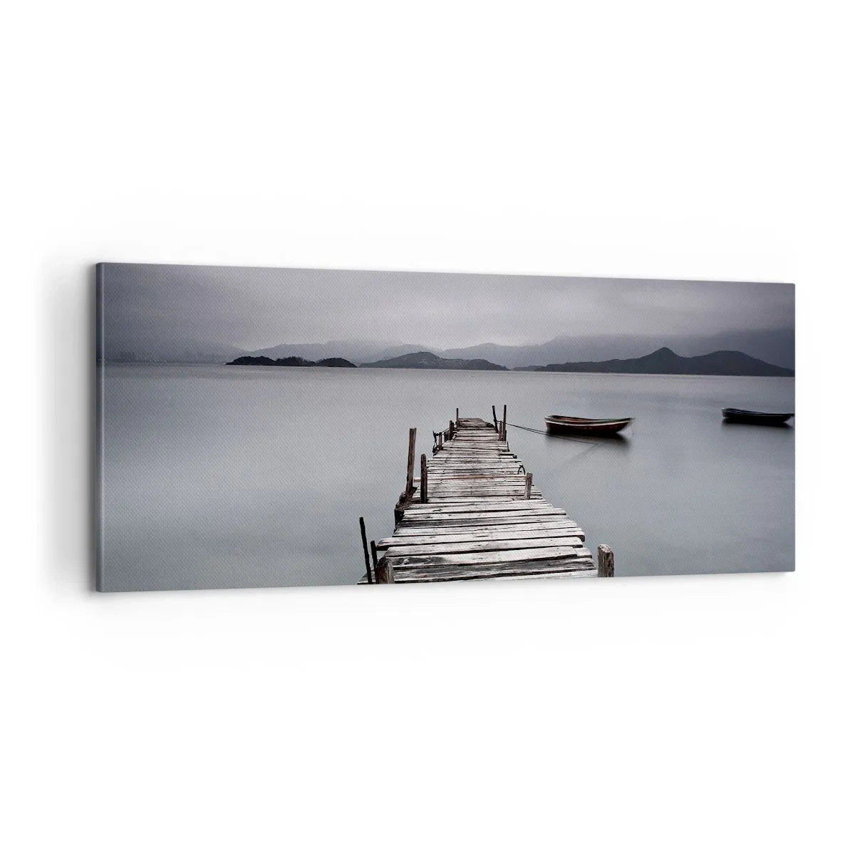 Canvastavla - Bild på duk - Imorgon kan du ge dig iväg - 100x40 cm