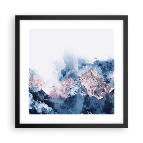 Affisch i svart ram - Det är toppen! - 40x40 cm