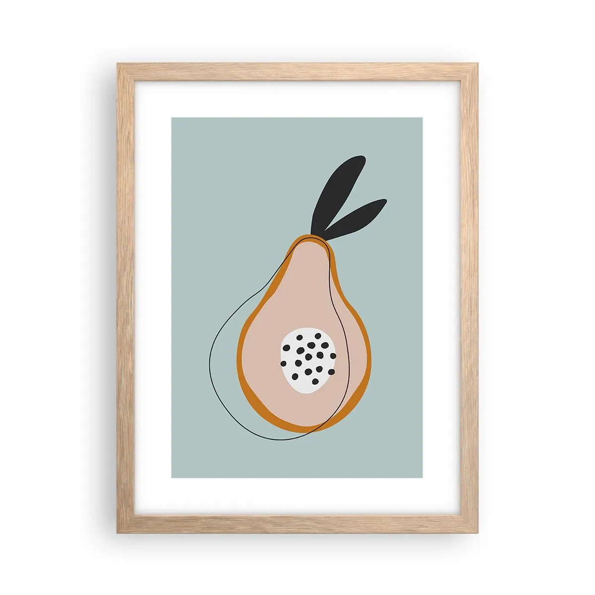 Affisch i ram av ljusek - Att tränga in i sakens natur - 30x40 cm