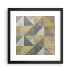 Affisch i svart ram - Under triangelns vinkel - 30x30 cm
