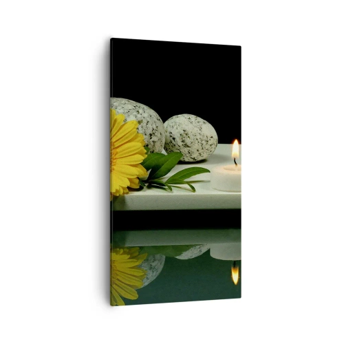 Canvastavla - Bild på duk - Stilla sinnen - 55x100 cm