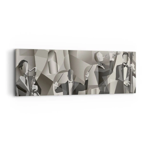 Canvastavla - Bild på duk - I ljudrummet - 90x30 cm