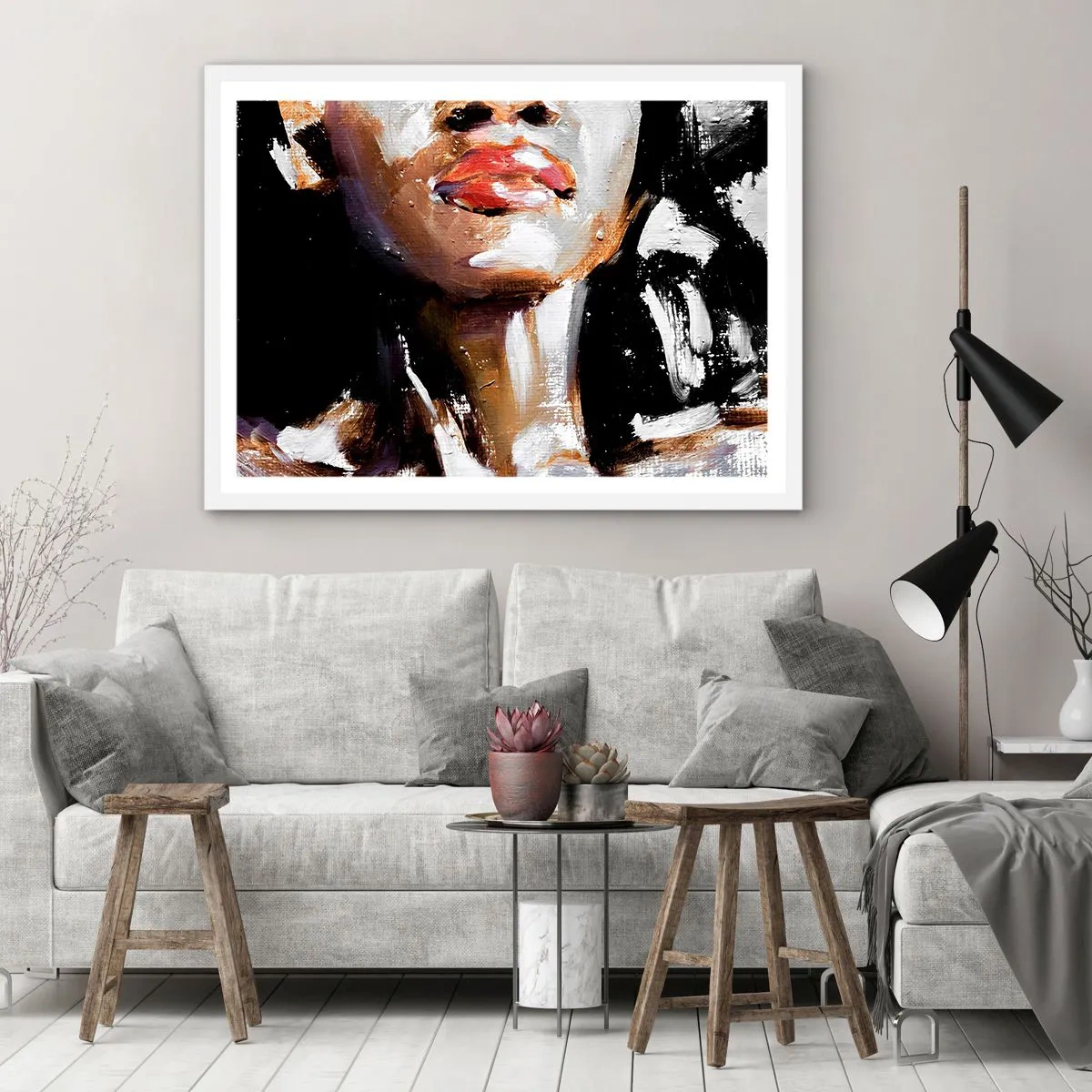 Affisch i vit ram - Stolthet utan fördomar - 70x50 cm