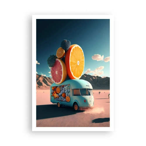 Affisch - En smak av semester - 70x100 cm