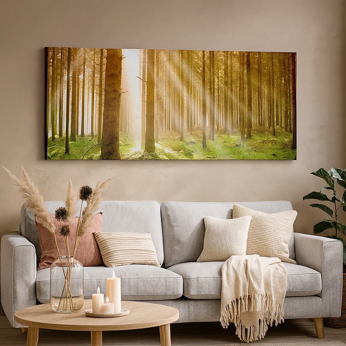 Canvastavla - Bild på duk - Snart kommer alverna - 30x30 cm