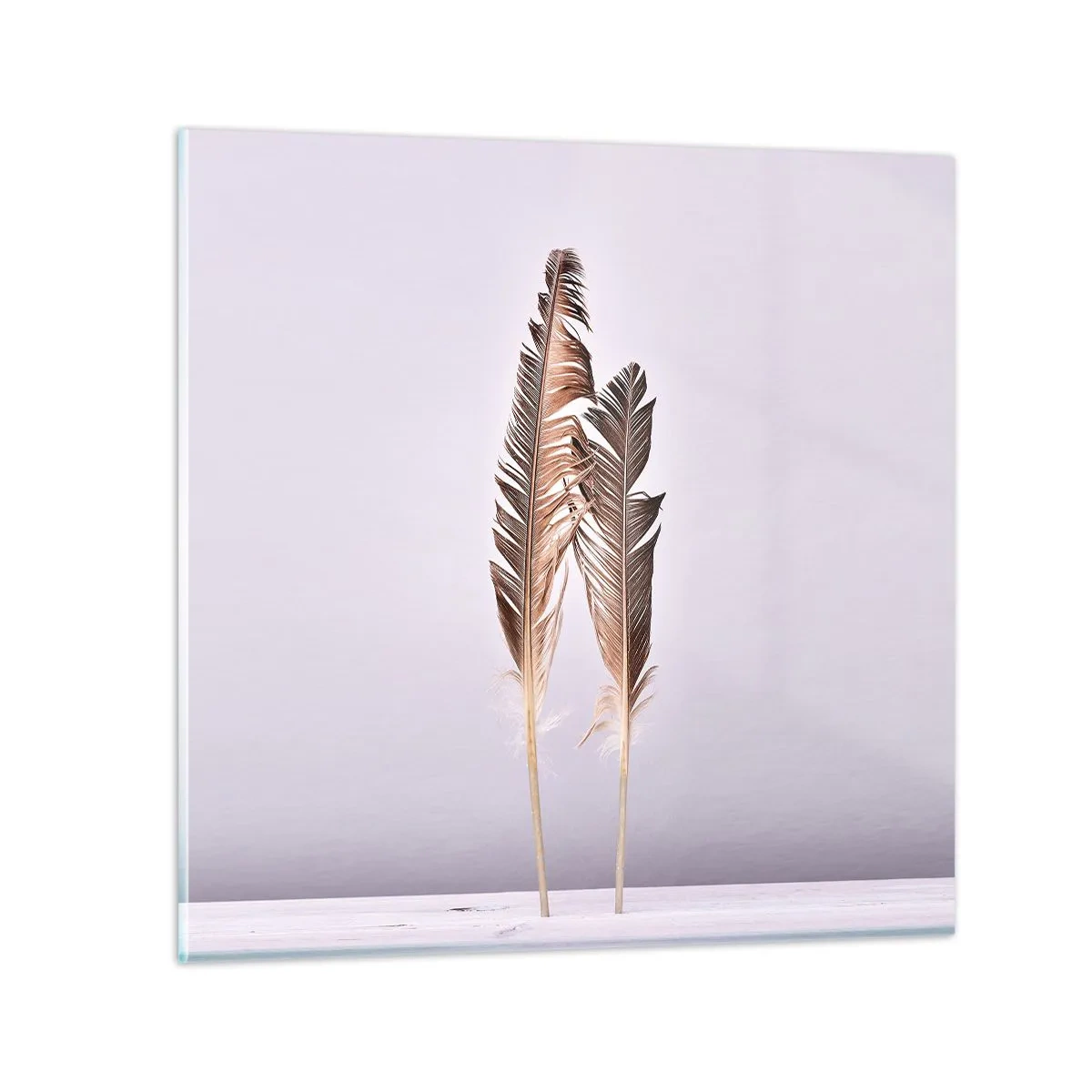 Glastavla - Bild på glas - Mot intet - 60x60 cm