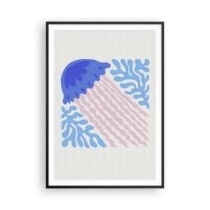 Affisch i svart ram - Som från en annan värld - 70x100 cm