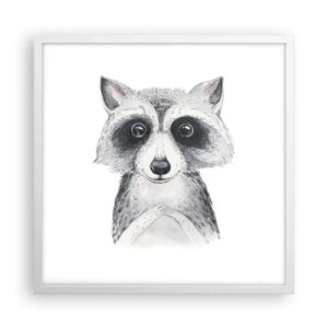 Affisch i vit ram - En stund för känslor - 50x50 cm