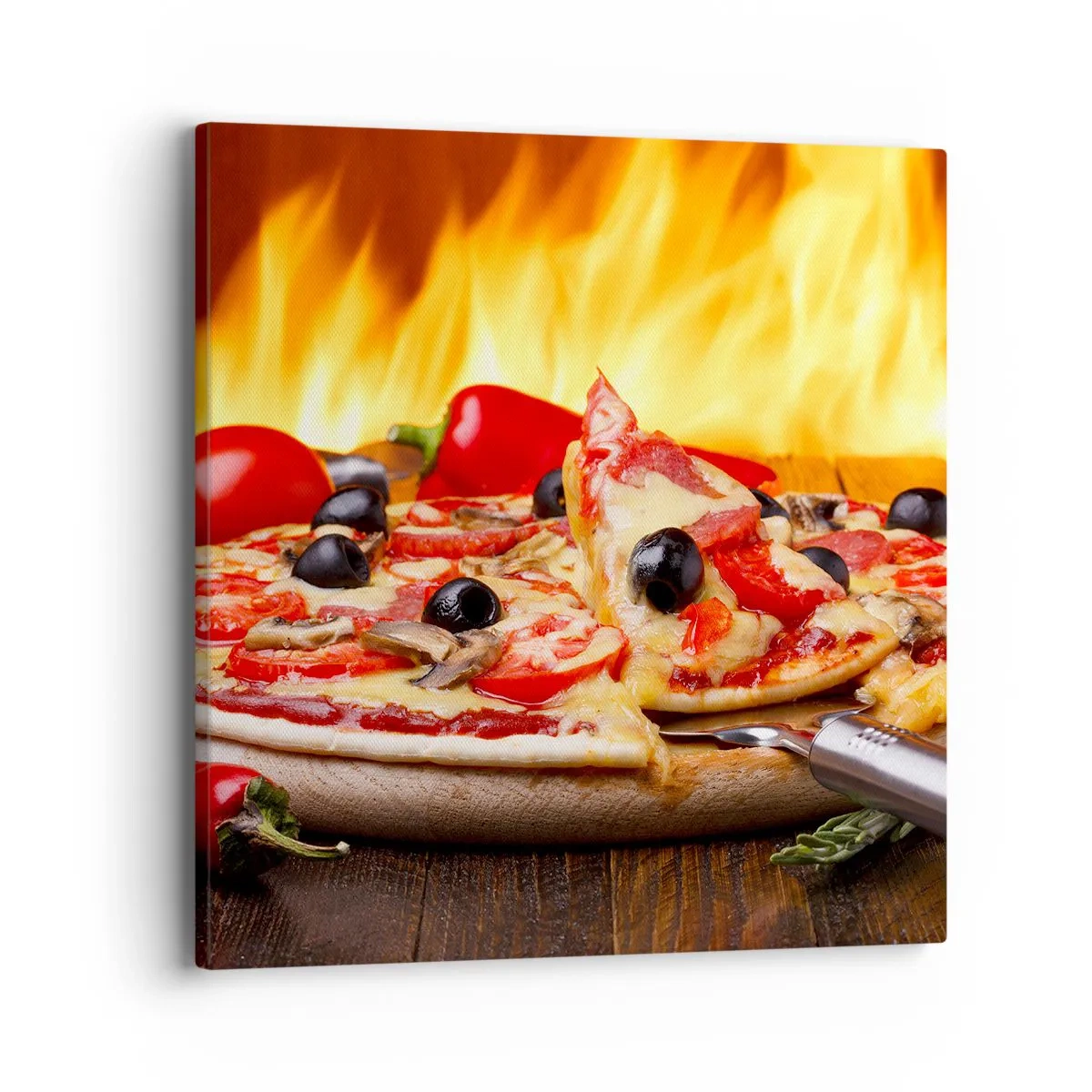 Canvastavla - Bild på duk - From Italy with love - 40x40 cm