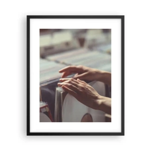 Affisch i svart ram - I jakten efter känslor - 40x50 cm