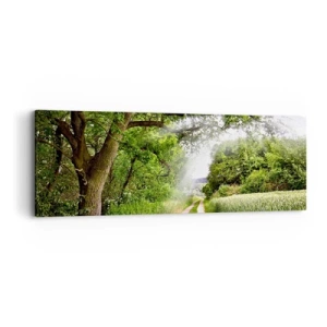 Canvastavla - Bild på duk - Et in Arcadia ego - 90x30 cm