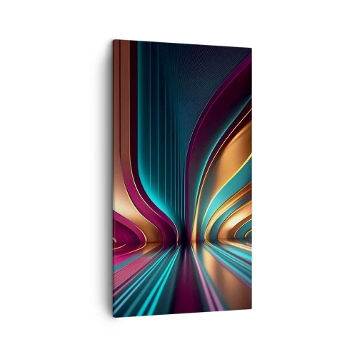 Canvastavla - Bild på duk - Ljusets arkitektur - 45x80 cm