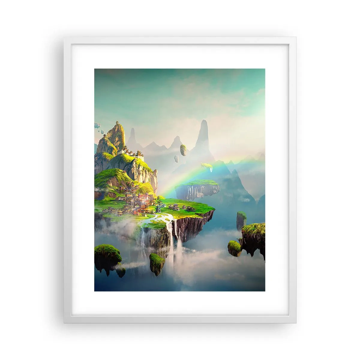 Affisch i vit ram - Mellanhimmel - 40x50 cm