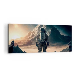 Canvastavla - Bild på duk - En ny utmaning - 100x40 cm
