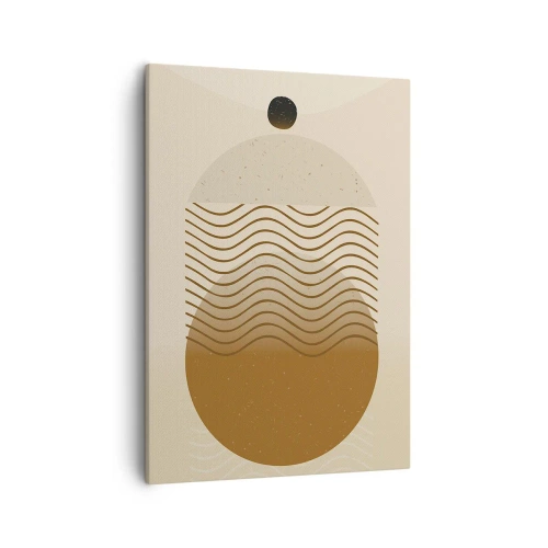 Canvastavla - Bild på duk - Om geometriska figurers ursprung - 50x70 cm