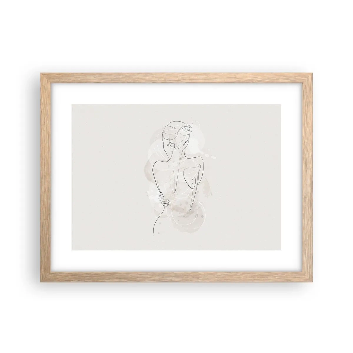 Affisch i ram av ljusek - Som ett känsligt instrument - 40x30 cm