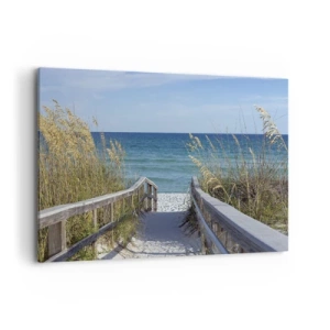 Canvastavla - Bild på duk - I solen, i vinden - 100x70 cm