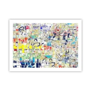 Affisch - Helt enkelt gläder ögonen - 70x50 cm