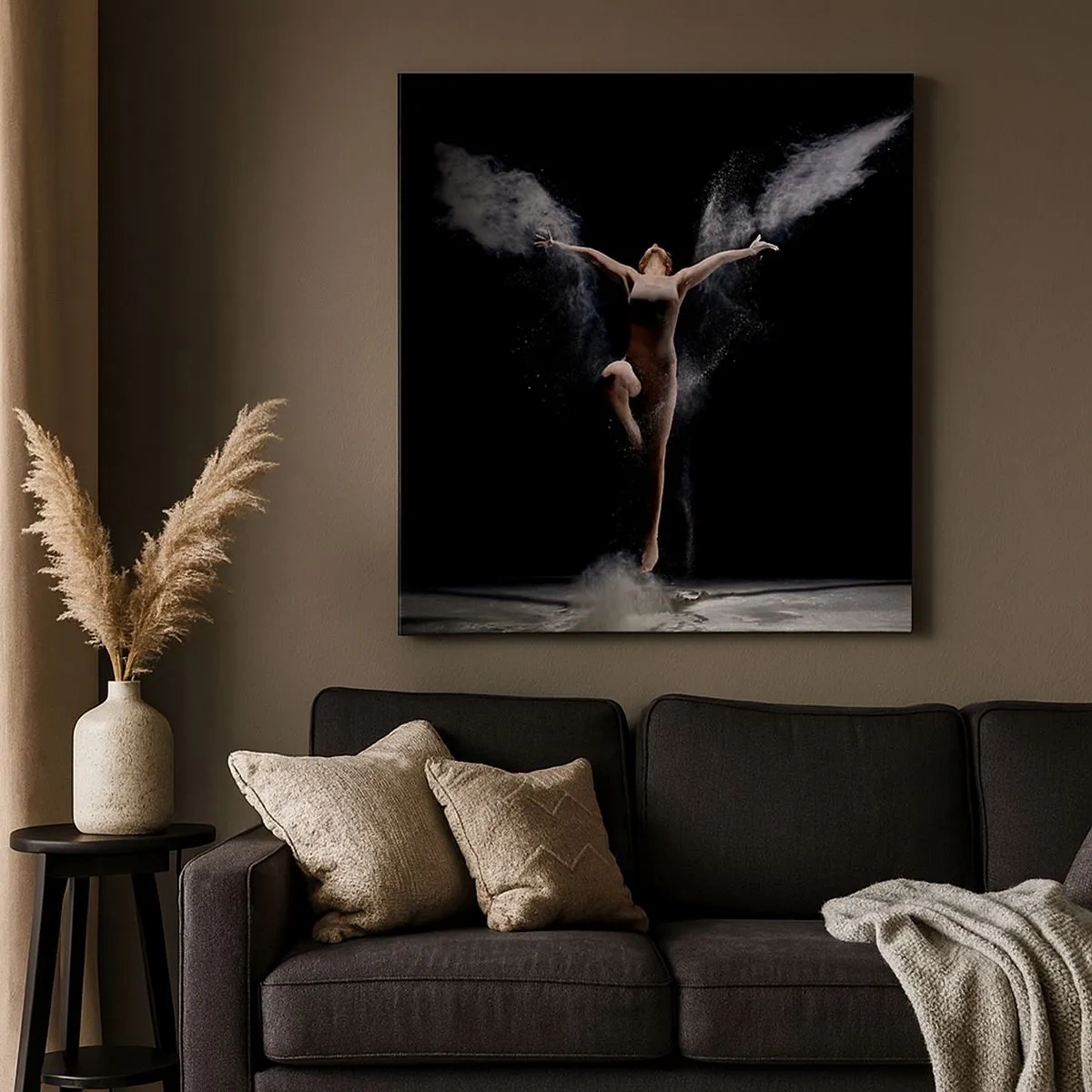 Canvastavla - Bild på duk - Alverna finns - 30x30 cm