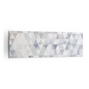 Canvastavla - Bild på duk - Trianglar - 160x50 cm