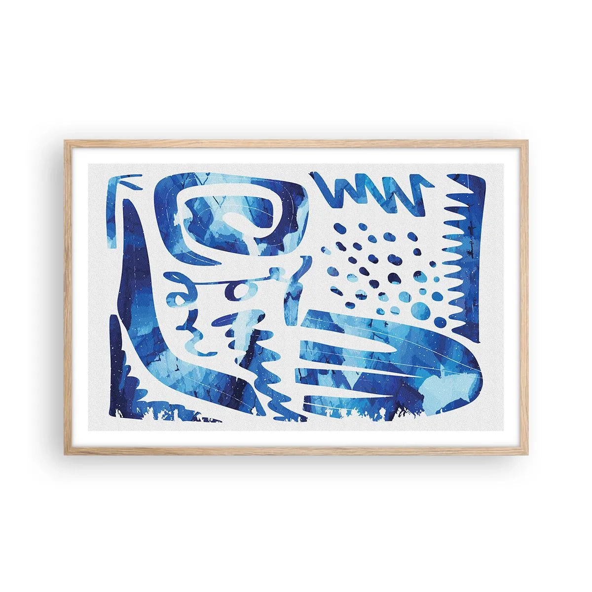 Affisch i ram av ljusek - Tillbaka till rötterna - 91x61 cm