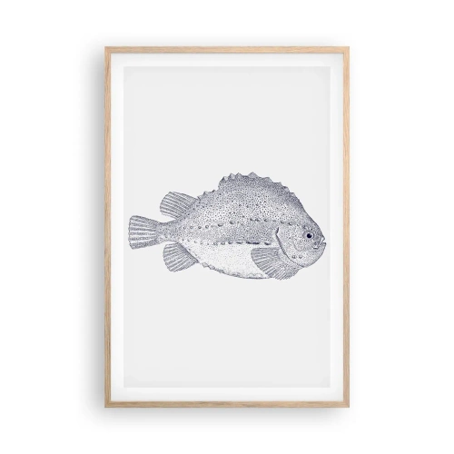 Affisch i ram av ljusek - Till naturforskarens album - 61x91 cm