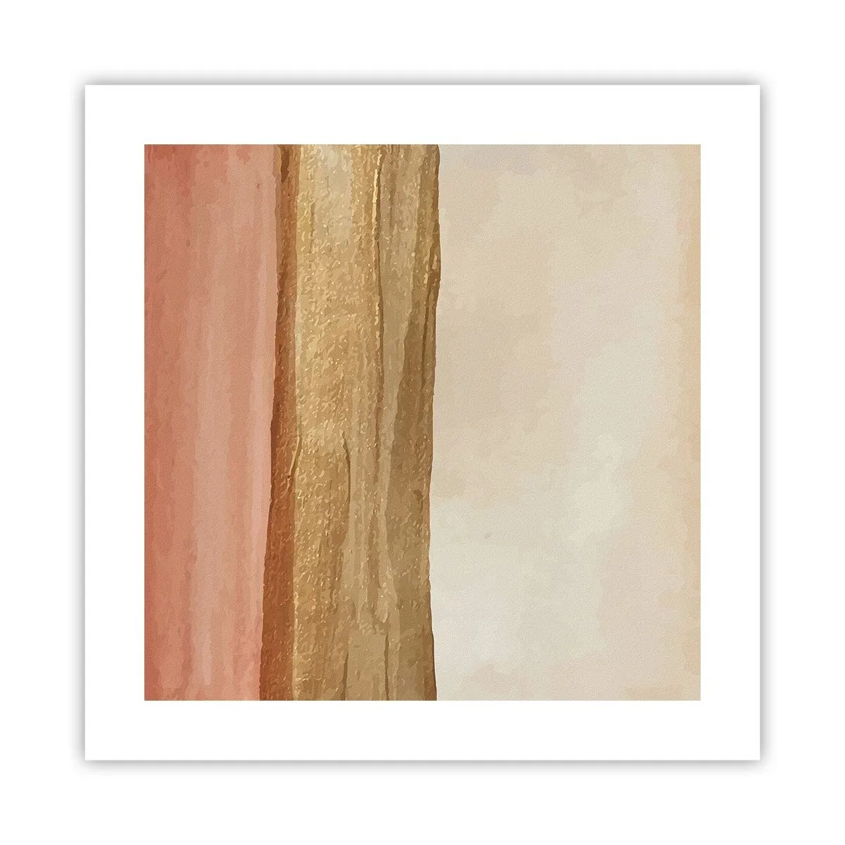 Affisch - Vertikal komposition - 40x40 cm