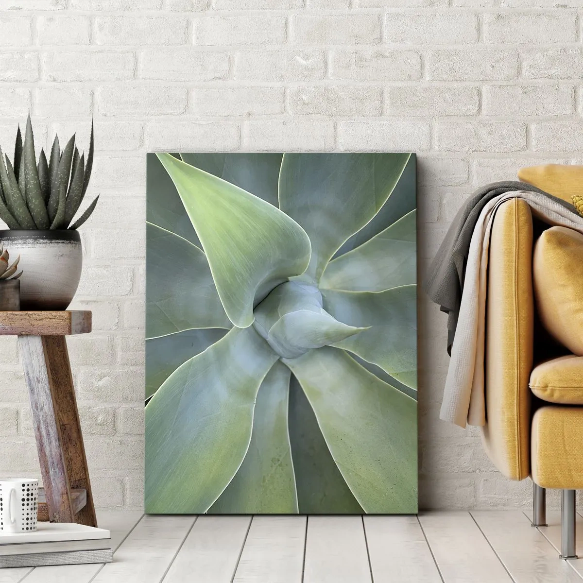 Canvastavla - Bild på duk - Det gröna föds - 55x100 cm