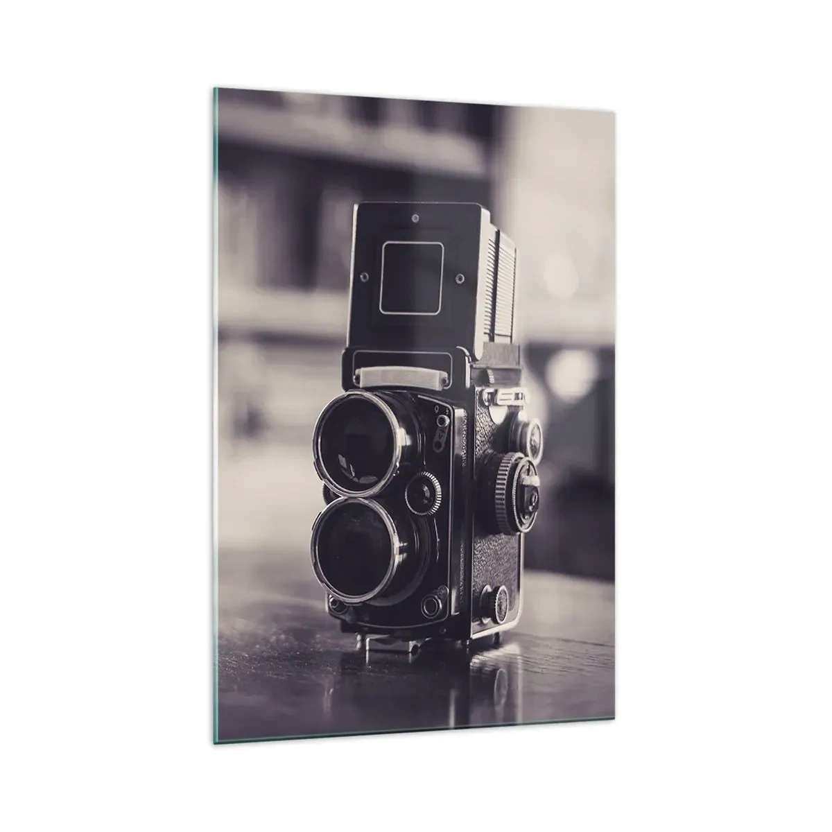 Glastavla - Bild på glas - Ett gammalt fotografis magi - 70x100 cm