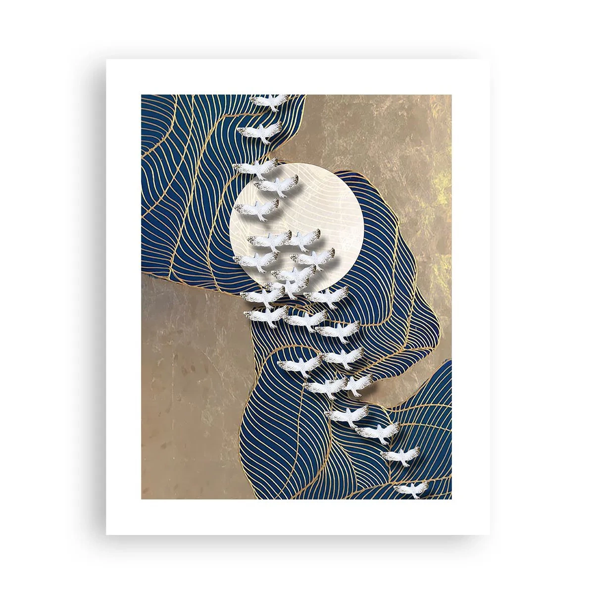 Affisch - Frihet, vandring, gemenskap - 40x50 cm