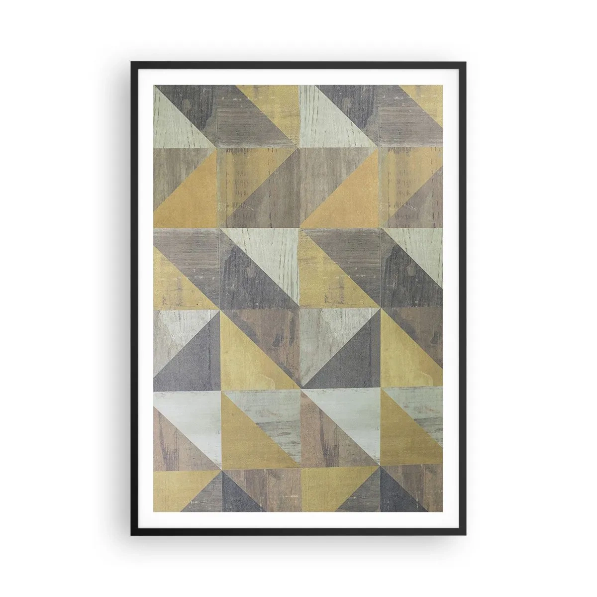 Affisch i svart ram - Under triangelns vinkel - 70x100 cm