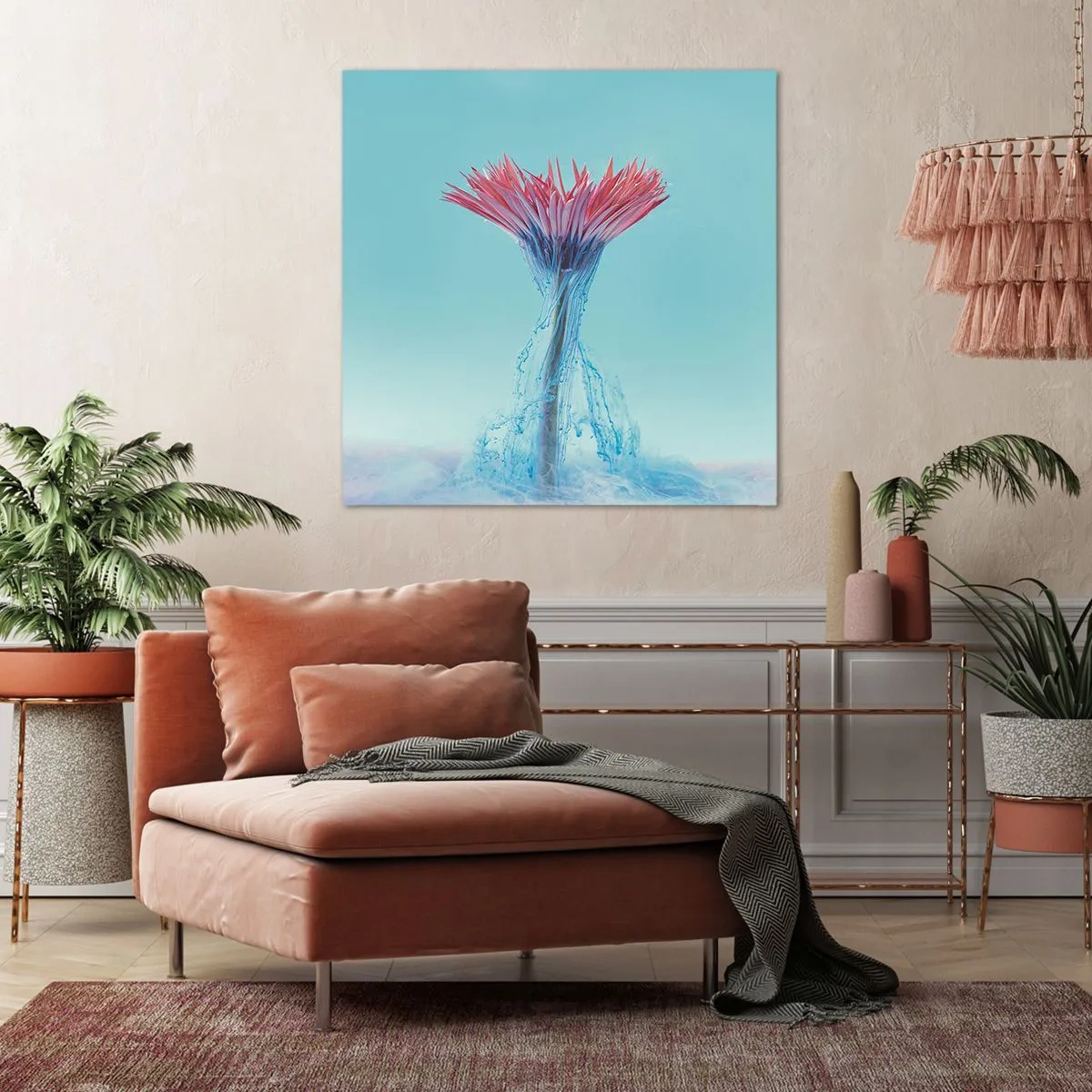 Canvastavla - Bild på duk - I upplivande famn - 30x30 cm