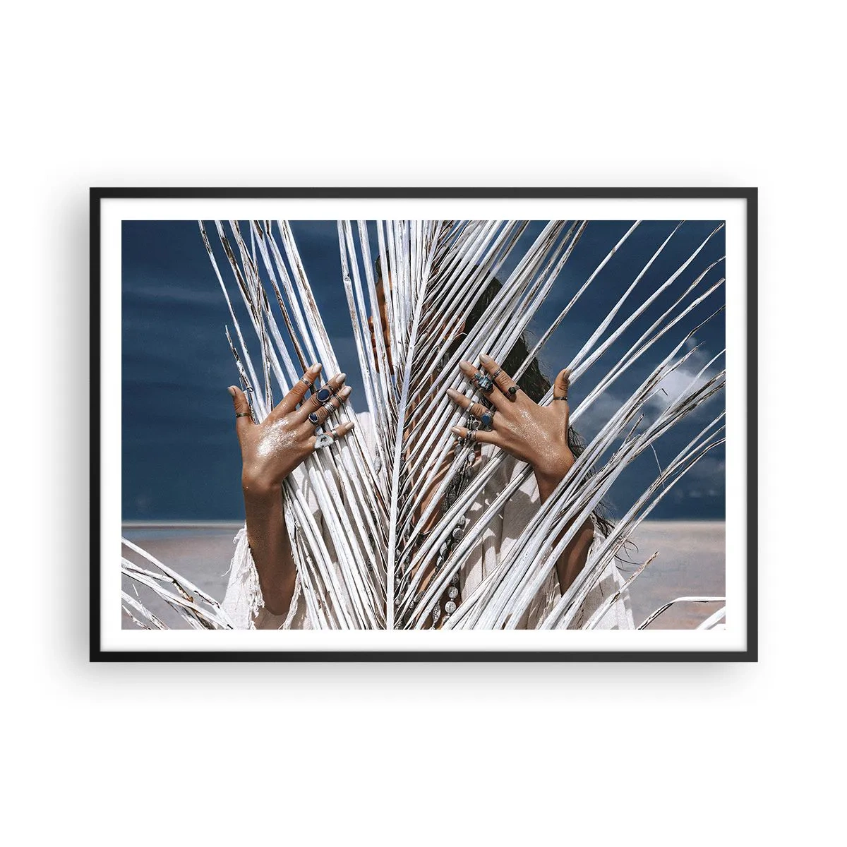 Affisch i svart ram - Schamanens flickvän? - 100x70 cm