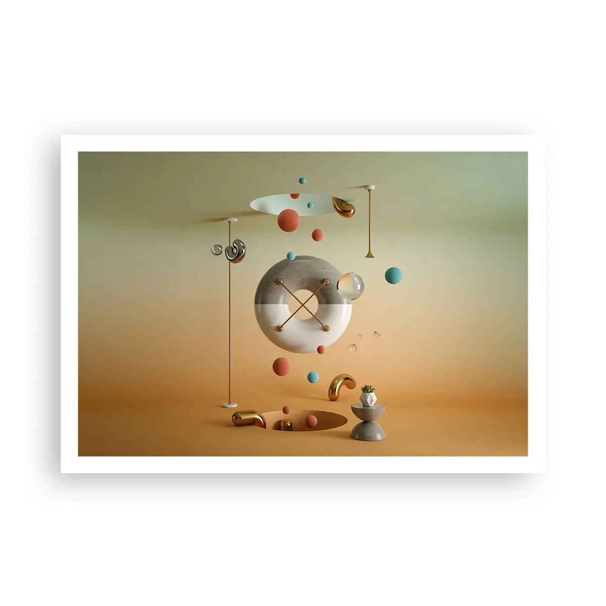 Affisch - Vad som helst kan hända - 100x70 cm