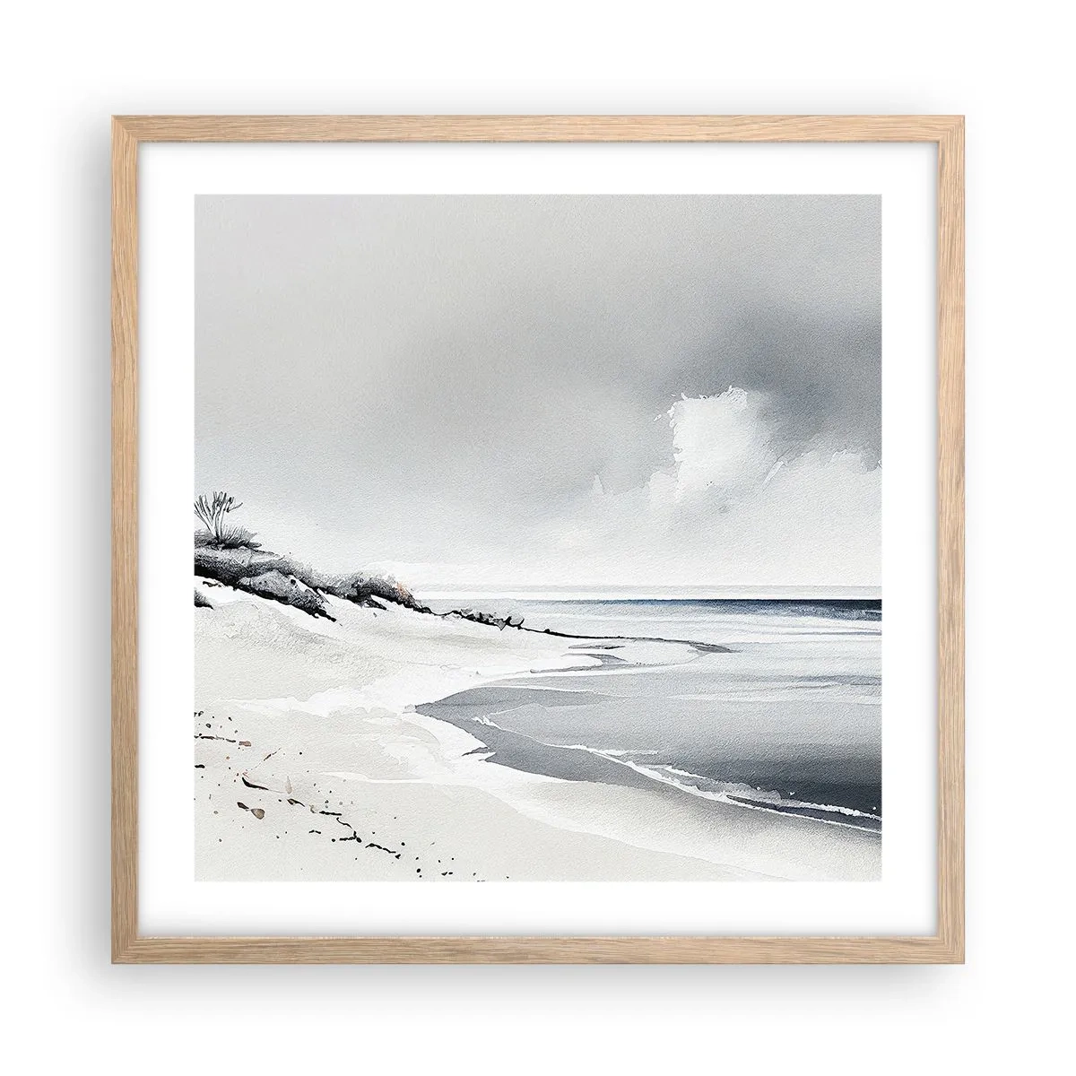 Affisch i ram av ljusek - Alltid tillsammans - 50x50 cm