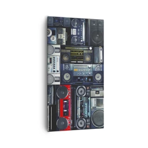 Canvastavla - Bild på duk - Längtan efter 80-talet - 55x100 cm