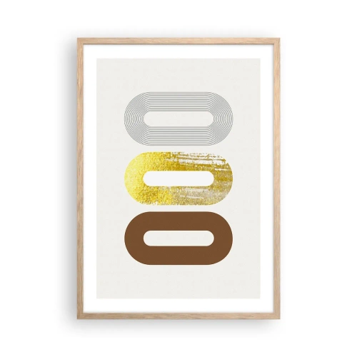 Affisch i ram av ljusek - Ooo! - 50x70 cm