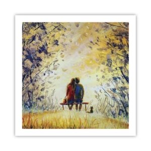 Affisch - Magisk stund - 60x60 cm