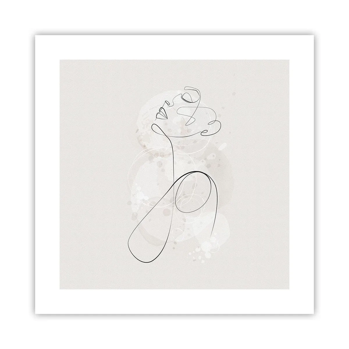 Affisch - Skönhetens spiral - 40x40 cm