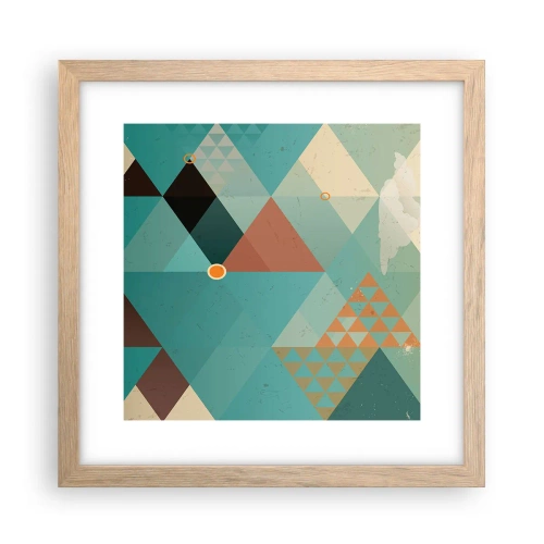 Affisch i ram av ljusek - Mångfaldens enighet, enighetens mångfald - 30x30 cm