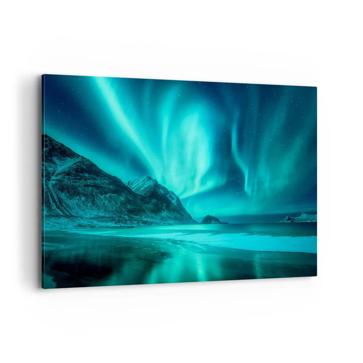 Canvastavla - Bild på duk - Nordens underverk - 100x70 cm