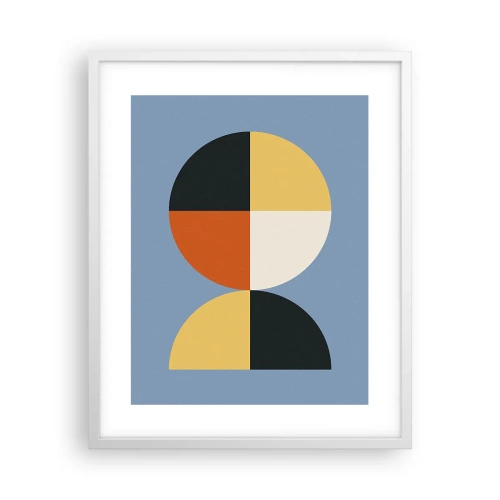 Affisch i vit ram - Titta och räkna - 40x50 cm