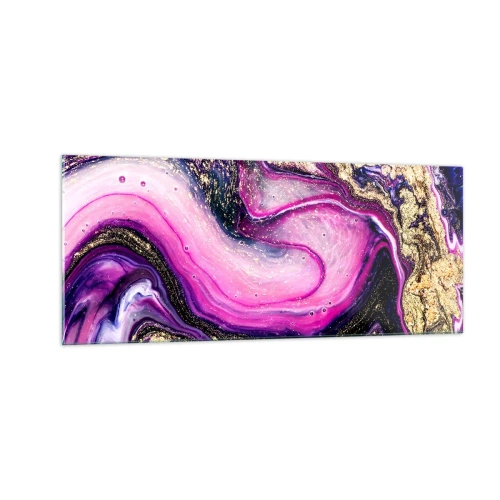 Glastavla - Bild på glas - En stund bakom kulisserna - 100x40 cm