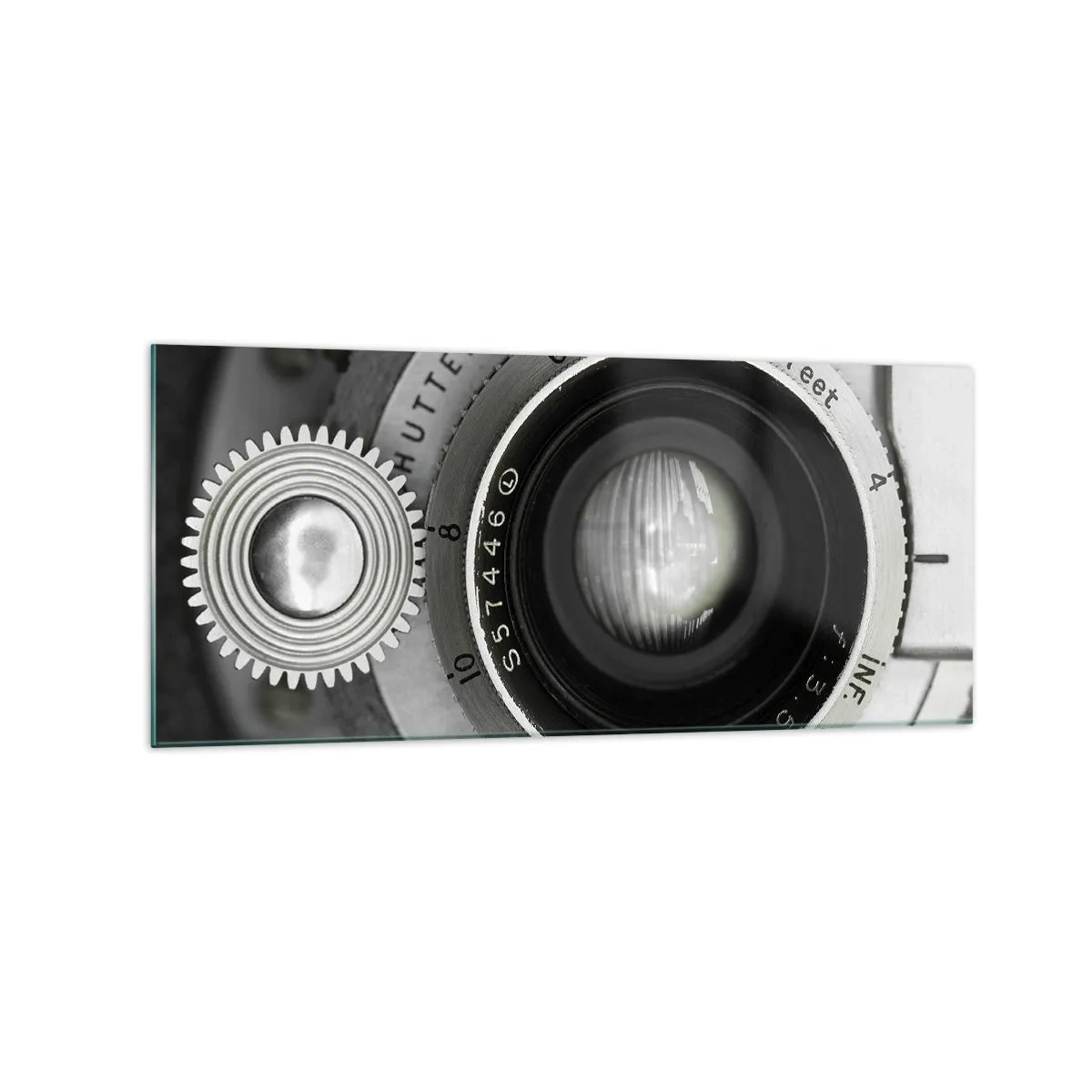 Glastavla - Bild på glas - En berättelse om Hollywood - 120x50 cm