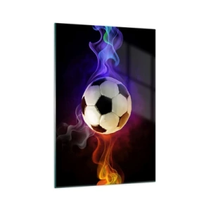 Glastavla - Bild på glas - Spelets magiska kraft - 70x100 cm