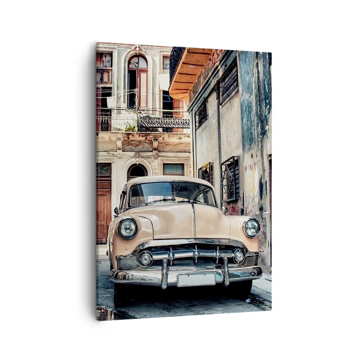 Canvastavla - Bild på duk - Siesta i Havana - 50x70 cm