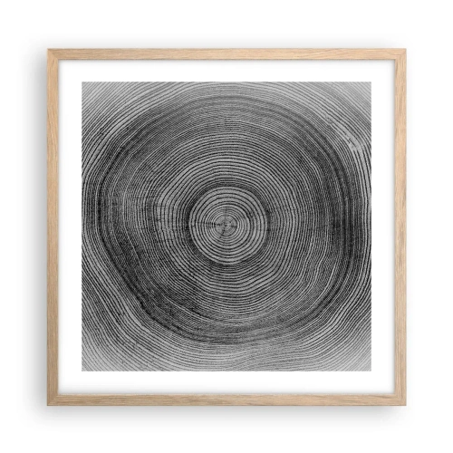 Affisch i ram av ljusek - Ett tecken i tiden - 50x50 cm